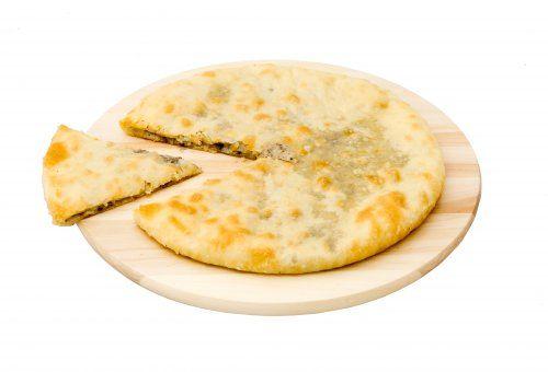 Пирог с сыром и грибами